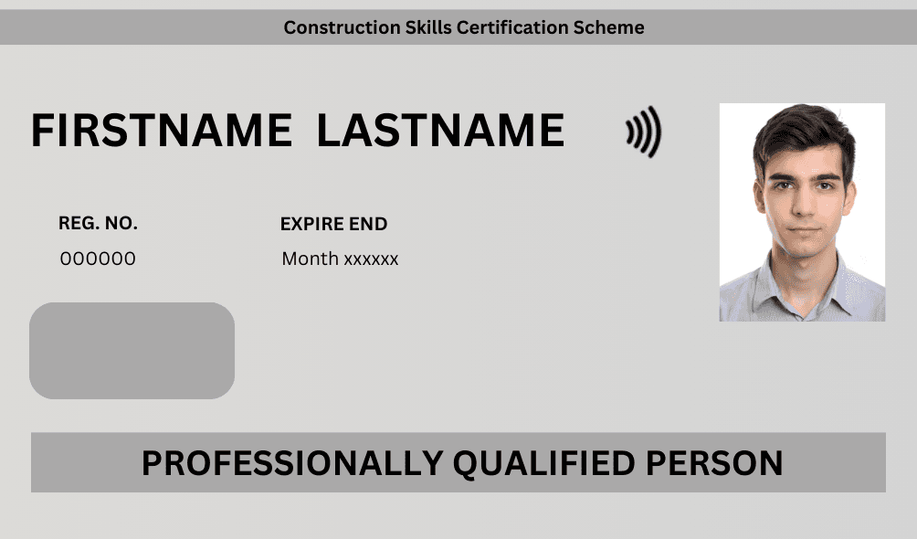 CSCS White PQP Card sample